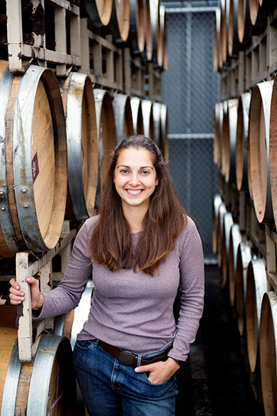 Anne Hery, Winemaker at Hyland Estates