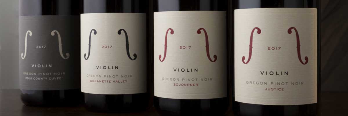 Violin Wines = 2017 Oregon PInot noir