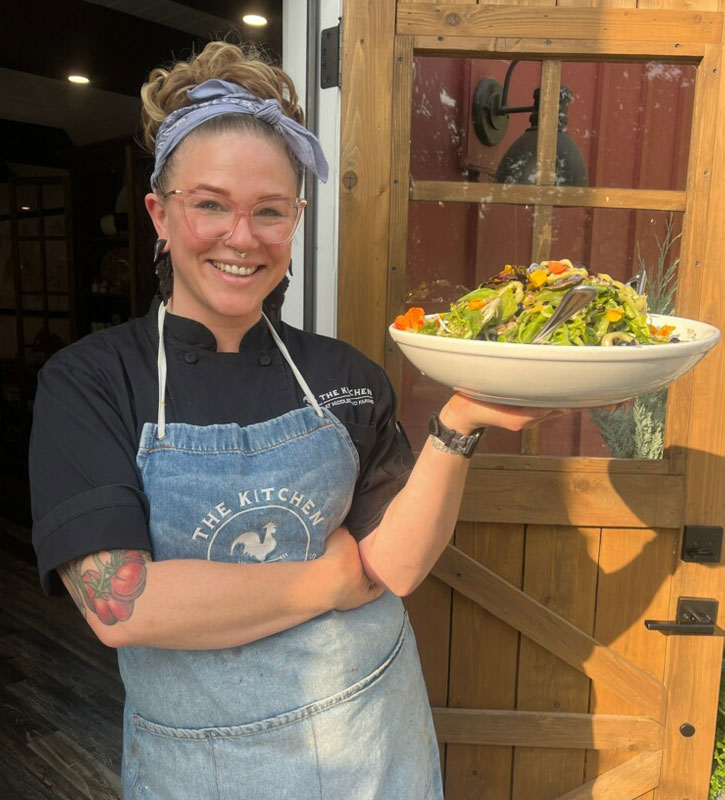 Chef Katie at Middleground Farms