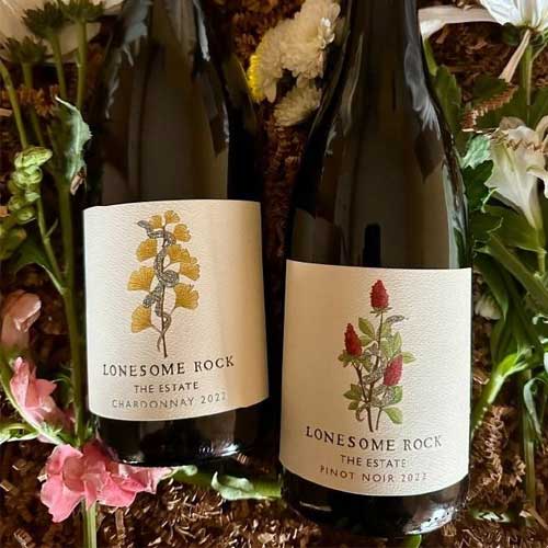 Lonesome Rock Estate Chardonnay and Pinot Noir 2022